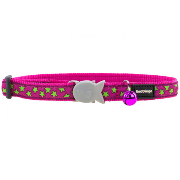 lime-stars-on-hot-pink-cat-collar